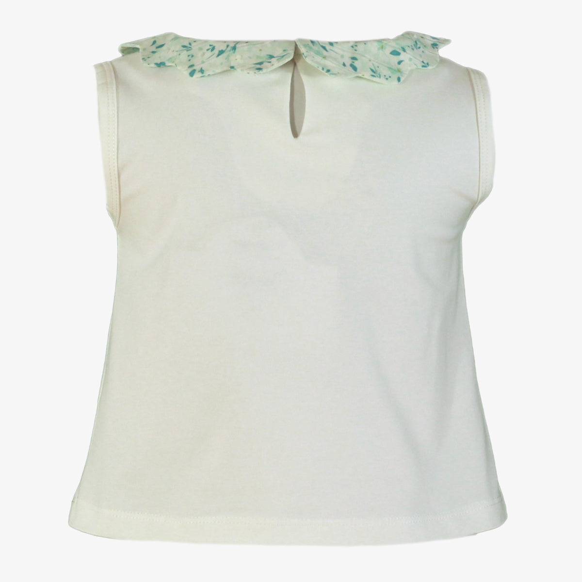 CONJUNTO INFANTIL FALDA FLORECITAS