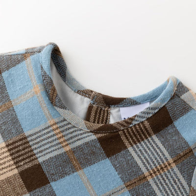 VESTIDO BEBE AZUL CAFÉ