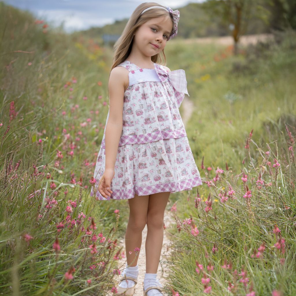 VESTIDO INFANTIL CANASTA FLORES