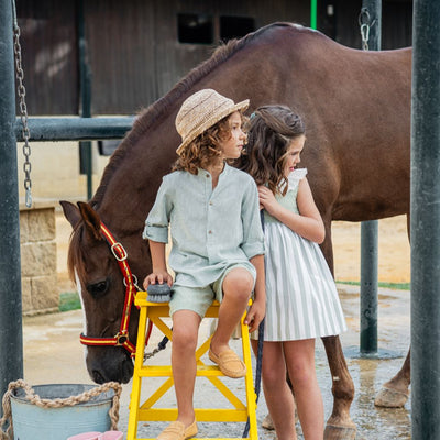 VESTIDO INFANTIL FAMILIA MINARAI - Menta Moda Infantil