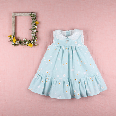 VESTIDO NIÑA MARGARITAS - Menta Moda Infantil
