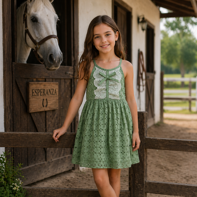 VESTIDO INFANTIL FAMILIA MAEMUKI - Menta Moda Infantil