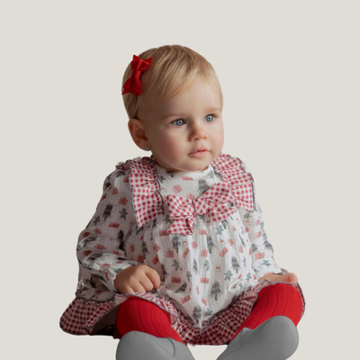 VESTIDO BEBE NAVIDEÑO