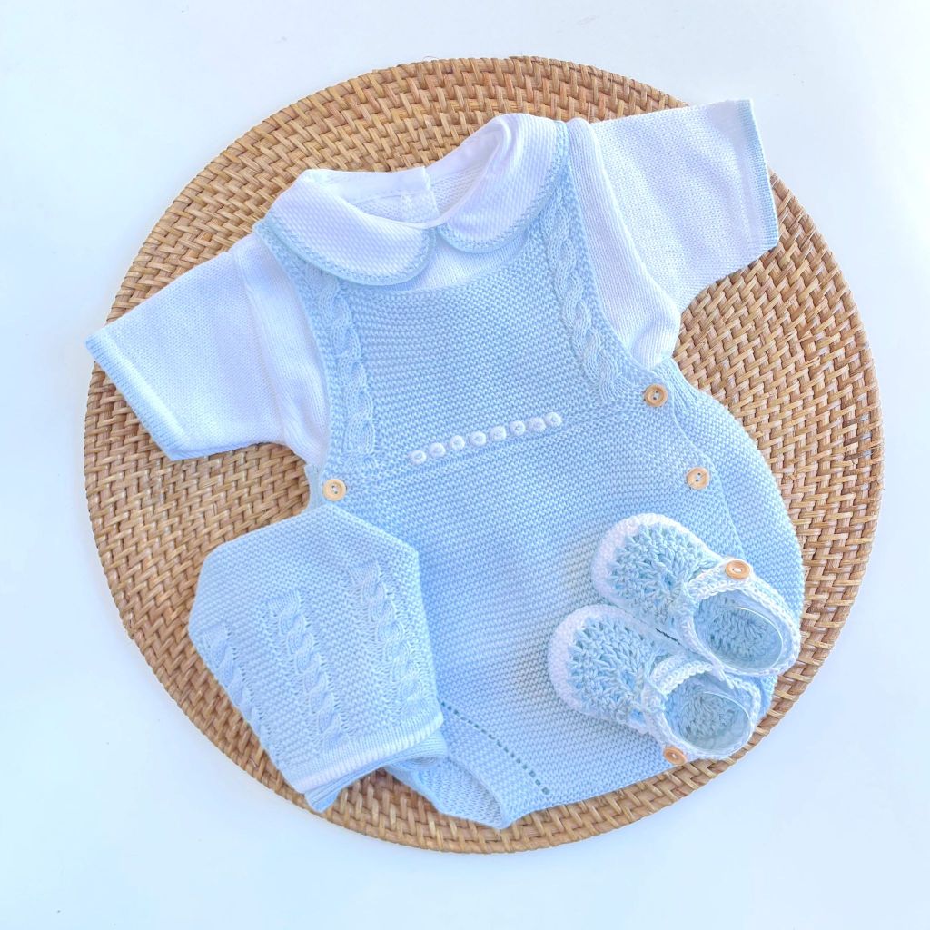 RANITA ÍNDIGO  CELESTE BLANCO