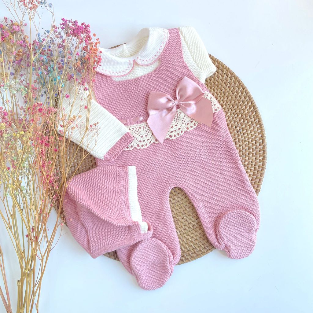 PETO VALENTINA PUNTILLA LAZOS ROSA PALO MARFIL