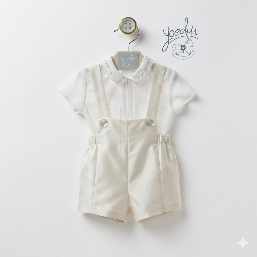 CONJUNTO BEBÉ FAMILIA VASIJA BEIGE - Menta Moda Infantil