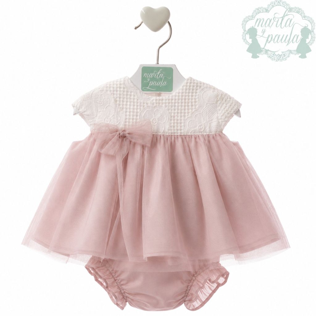 JESUSIN BEBÉ CON CAPOTA FAMILIA CHOWA ROSA EMPOLVADO - Menta Moda Infantil