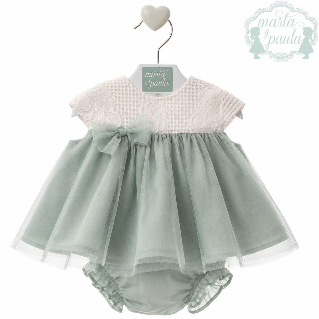 JESUSIN BEBÉ FAMILIA CHOWA VERDE EMPOLVADO - Menta Moda Infantil