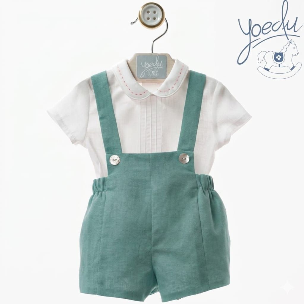 CONJUNTO BEBÉ FAMILIA VASIJA VERDE - Menta Moda Infantil