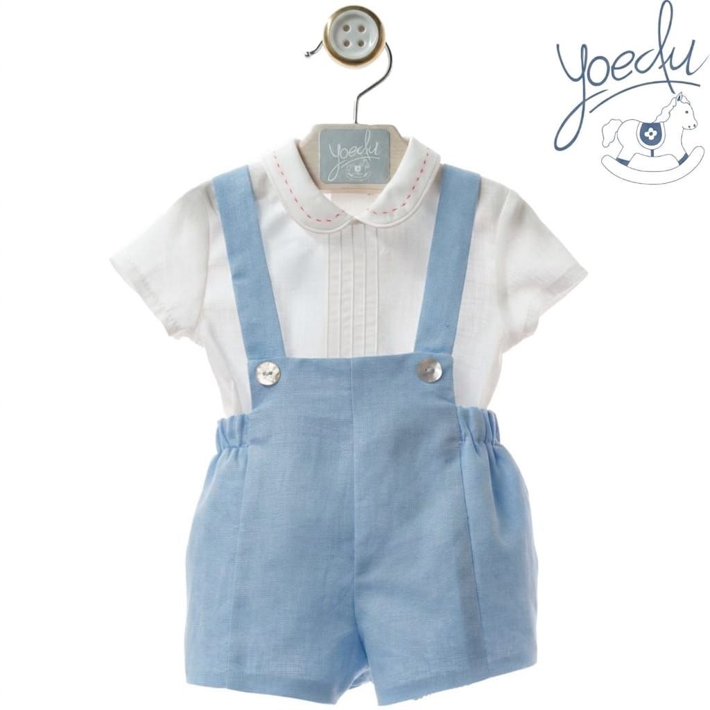 CONJUNTO BEBÉ FAMILIA VASIJA AZUL - Menta Moda Infantil