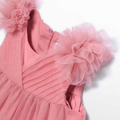 VESTIDO TUL VOLANTES ORQUIDEA - Menta Moda Infantil