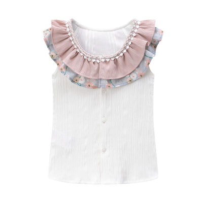 CONJUNTO NIÑA  FALDA COLOR MAQUILLAJE