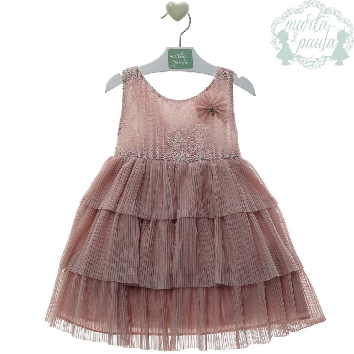 VESTIDO INFANTIL ARMONICA ROSA - Menta Moda Infantil