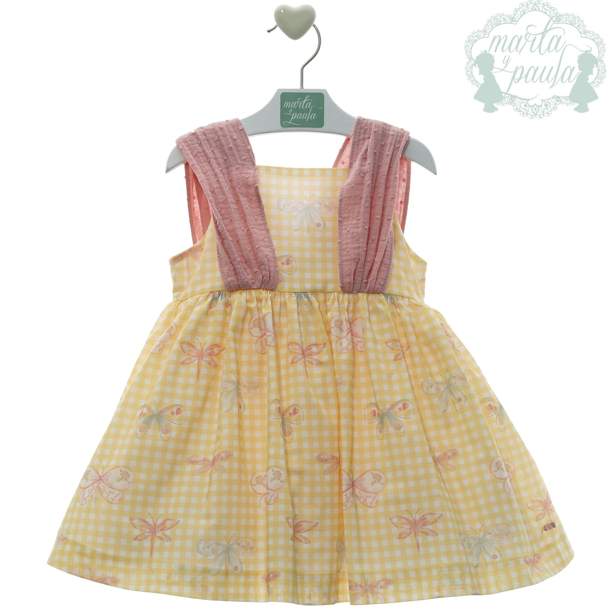 VESTIDO INFANTIL AMARILLO ARPA - Menta Moda Infantil