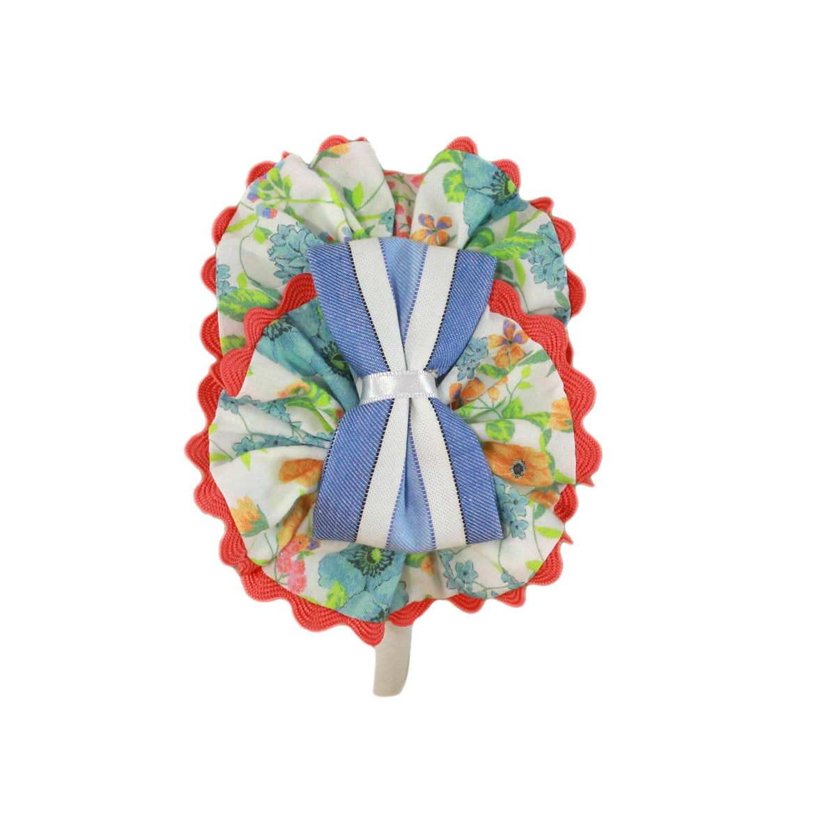 DIADEMA LINEAS Y FLORES