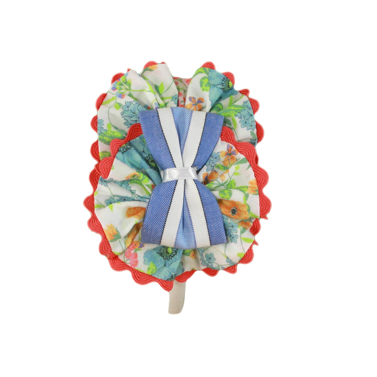 DIADEMA LINEAS Y FLORES