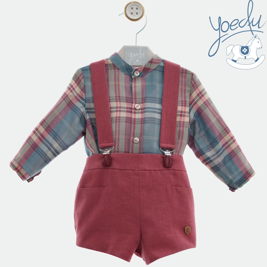 CONJUNTO BEBÉ CON TIRANTES FAMILIA ARGOS - Menta Moda Infantil