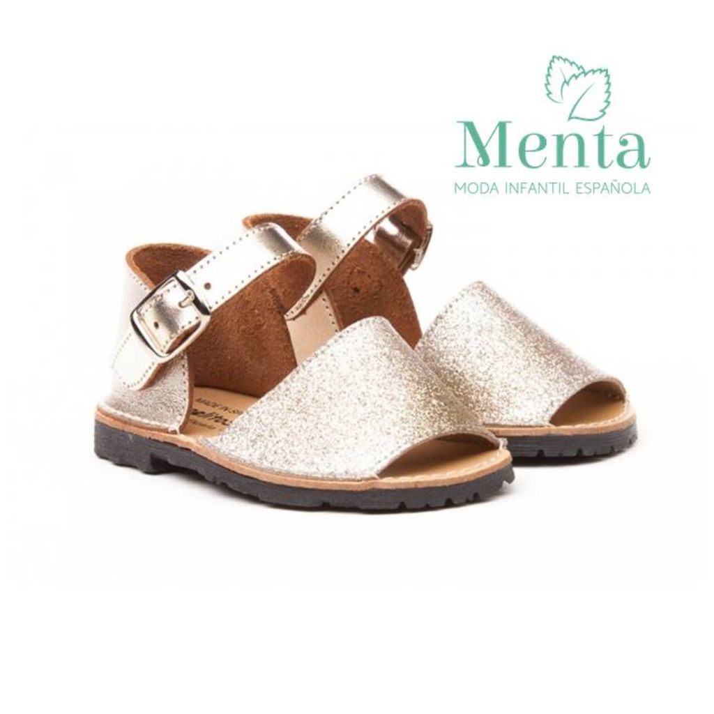 IBICENCA MINI GLITTER PLATINO - Menta Moda Infantil