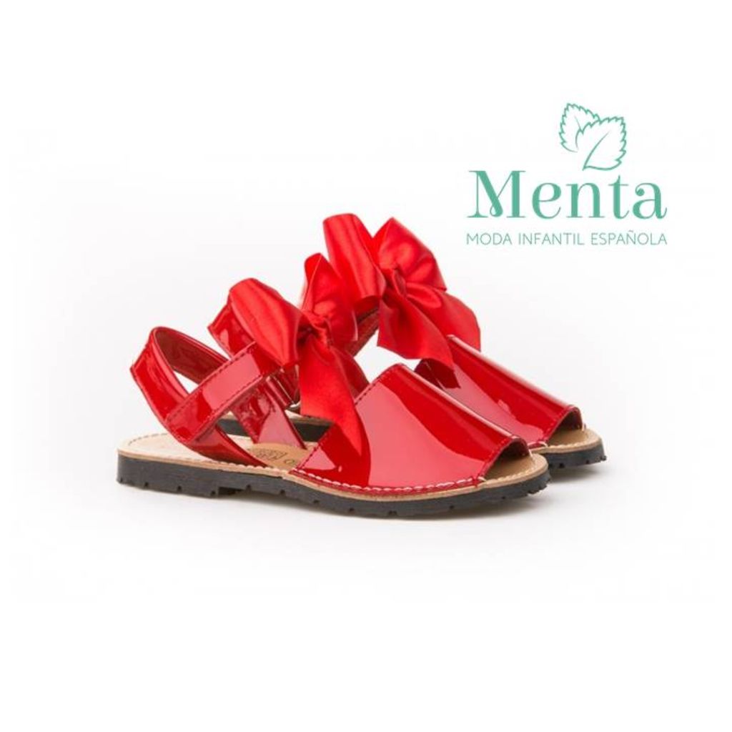 IBICENCA CHAROL ROJO CON MOÑO - Menta Moda Infantil
