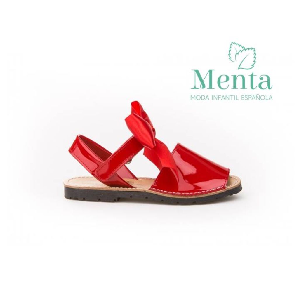 IBICENCA CHAROL ROJO CON MOÑO - Menta Moda Infantil