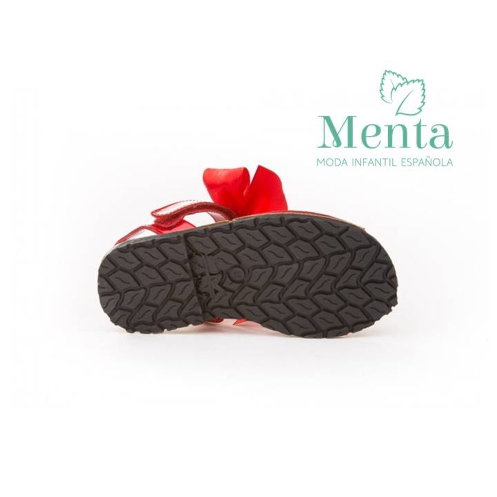 IBICENCA CHAROL ROJO CON MOÑO - Menta Moda Infantil