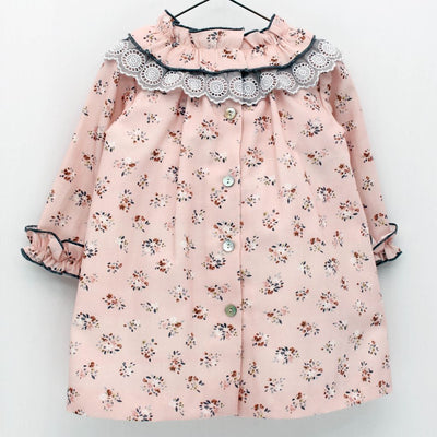 VESTIDO NIÑA ESTAMPADO FLORAL - Menta Moda Infantil