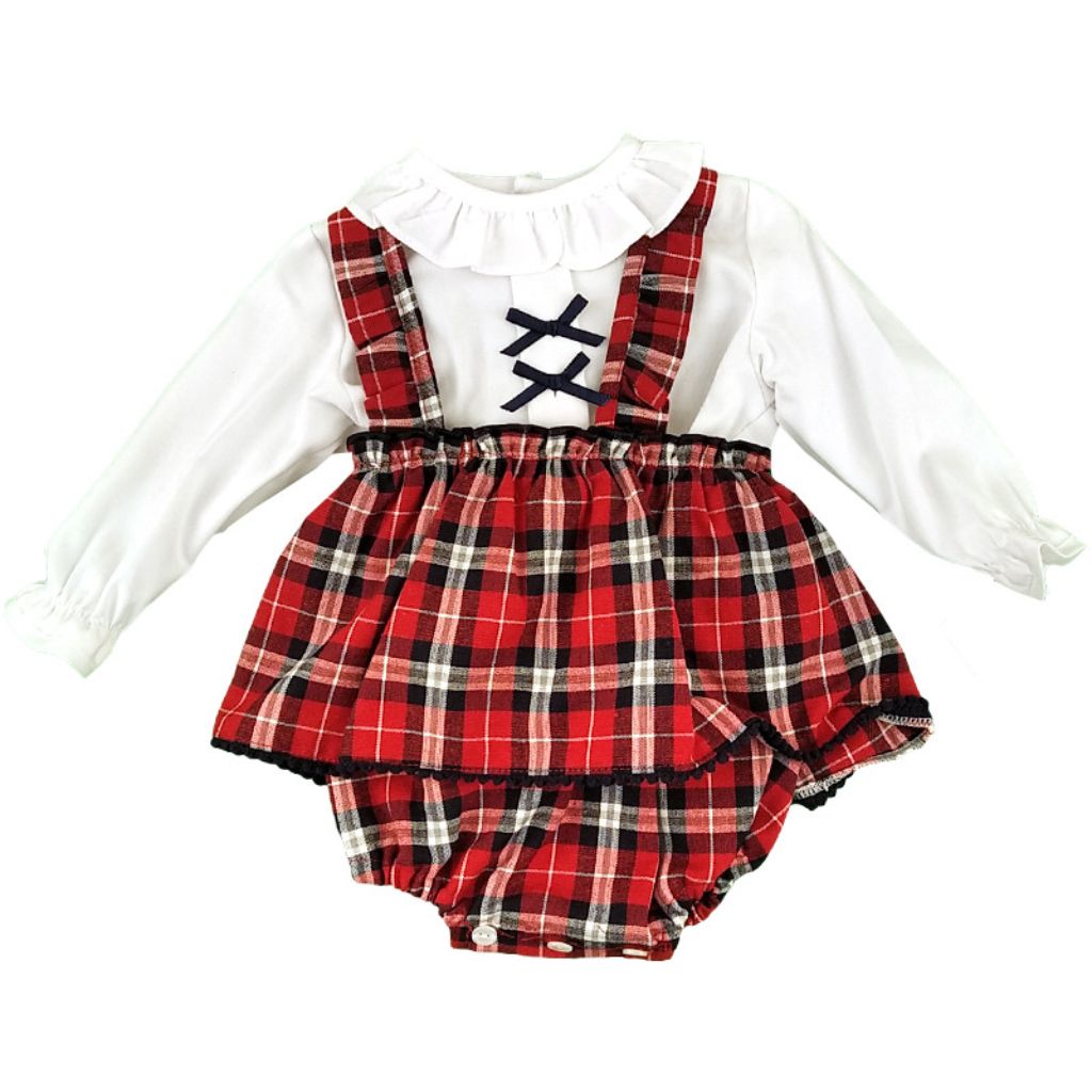 CONJUNTO NIÑA ESCOCES - Menta Moda Infantil