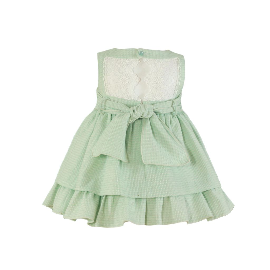 VESTIDO COLOR VERDE PASTEL