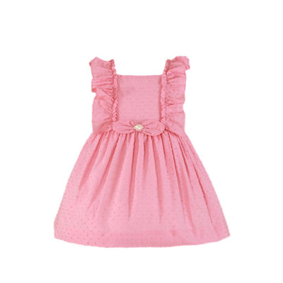 VESTIDO ROSA OSCURO LISO PLUMETI