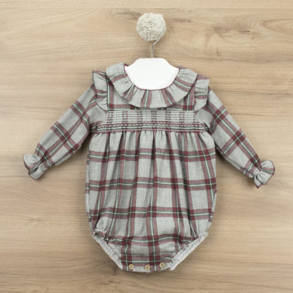 PELELE CON VOLANTE TRADITION - Menta Moda Infantil