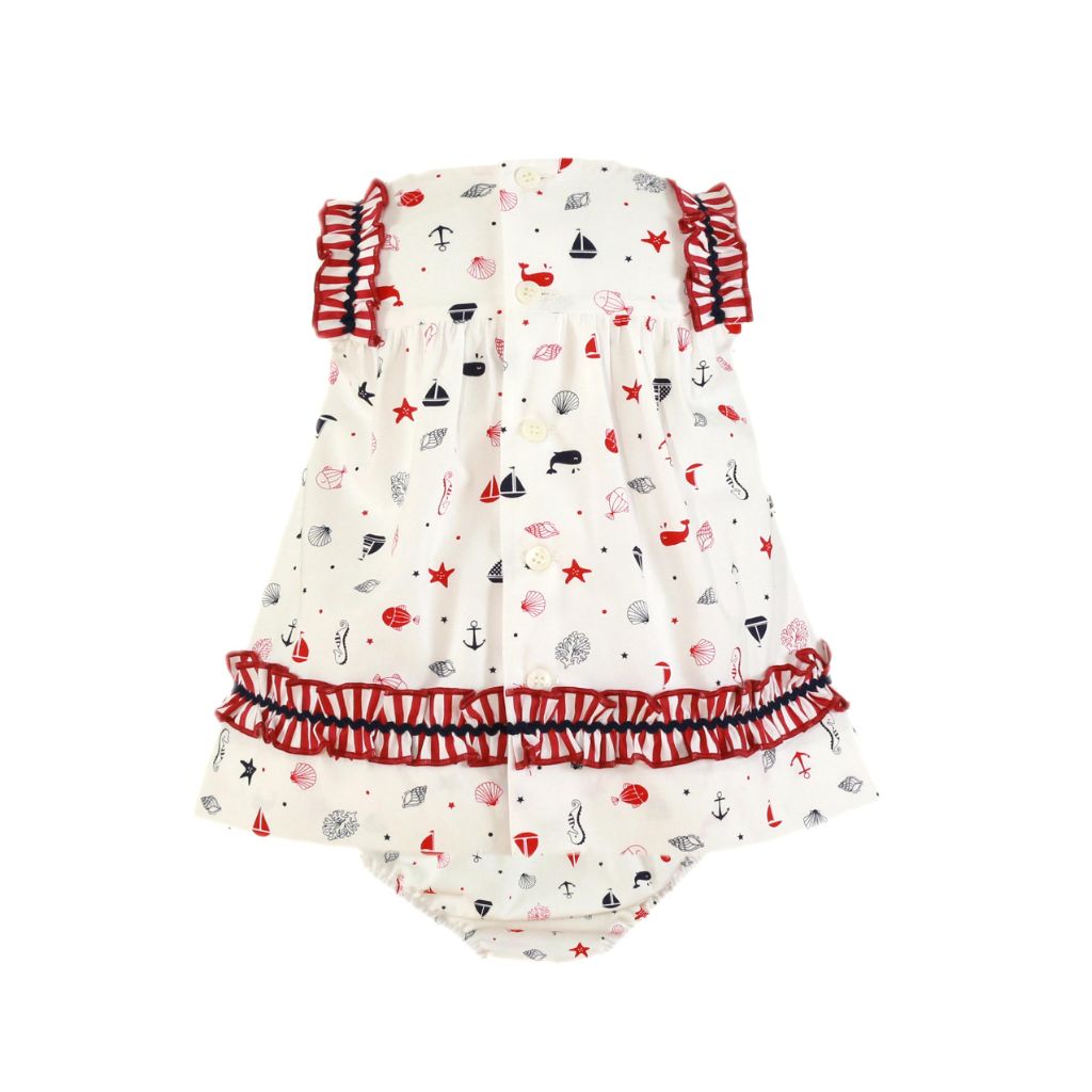 VESTIDO BEBE MARINERO