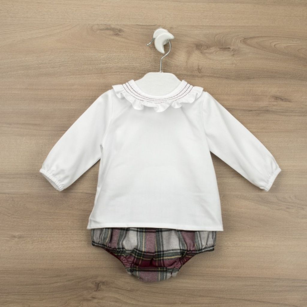 CONJUNTO RANITA Y CAMISA CON VOLANTE CELEBRATE - Menta Moda Infantil