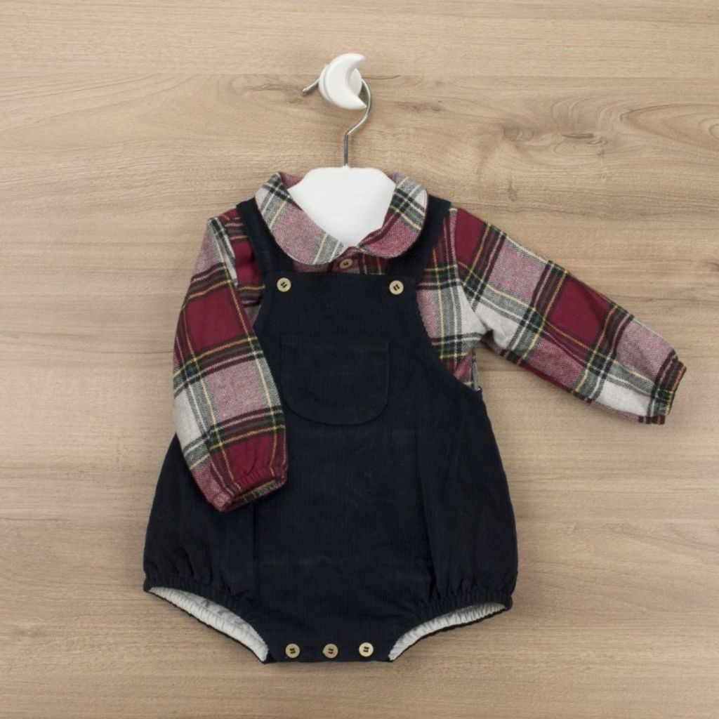 PETO BOLSILLO Y CAMISA CELEBRATE - Menta Moda Infantil