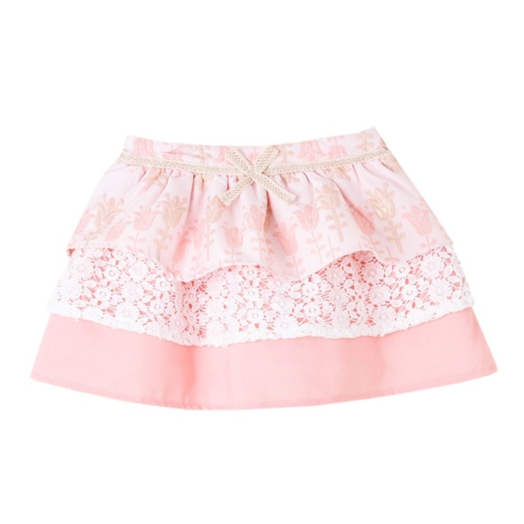 CONJUNTO NIÑA BLANCO Y MELON - Menta Moda Infantil